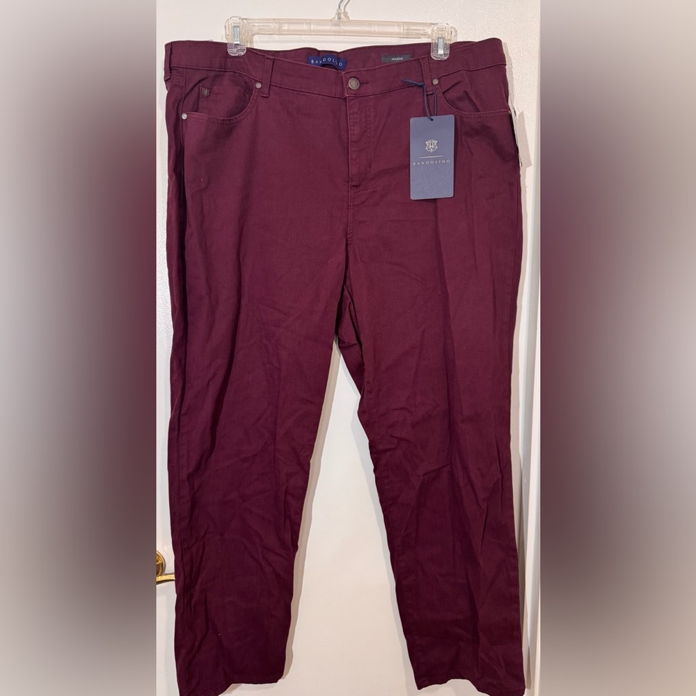 Bandolino Burgundy Women's Pants